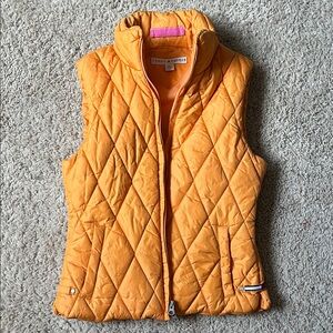 Tommy Hilfiger Vibrant Orange Quilted Vest
